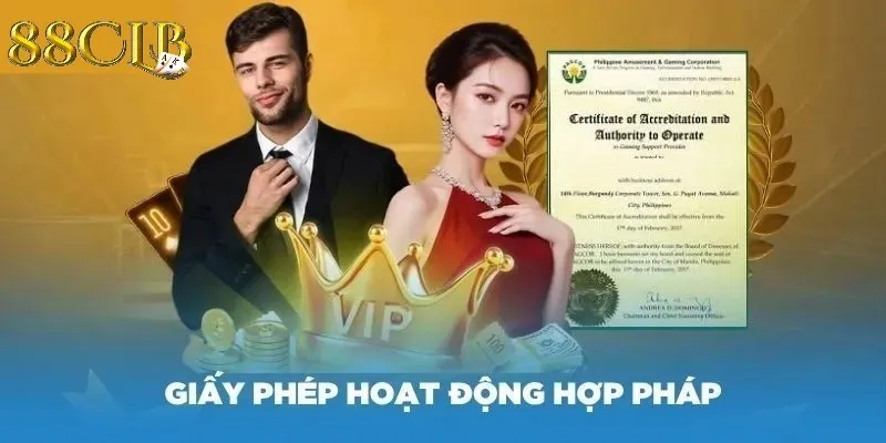 Giấy phép hoạt động 88CLB chứng minh độ uy tín của nhà cái
